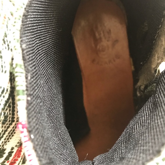 2XHOST PICK Bazarte Embroidered Platform Ankle Boots No Sz Listed I'm a Size 7.5 - Picture 10 of 11